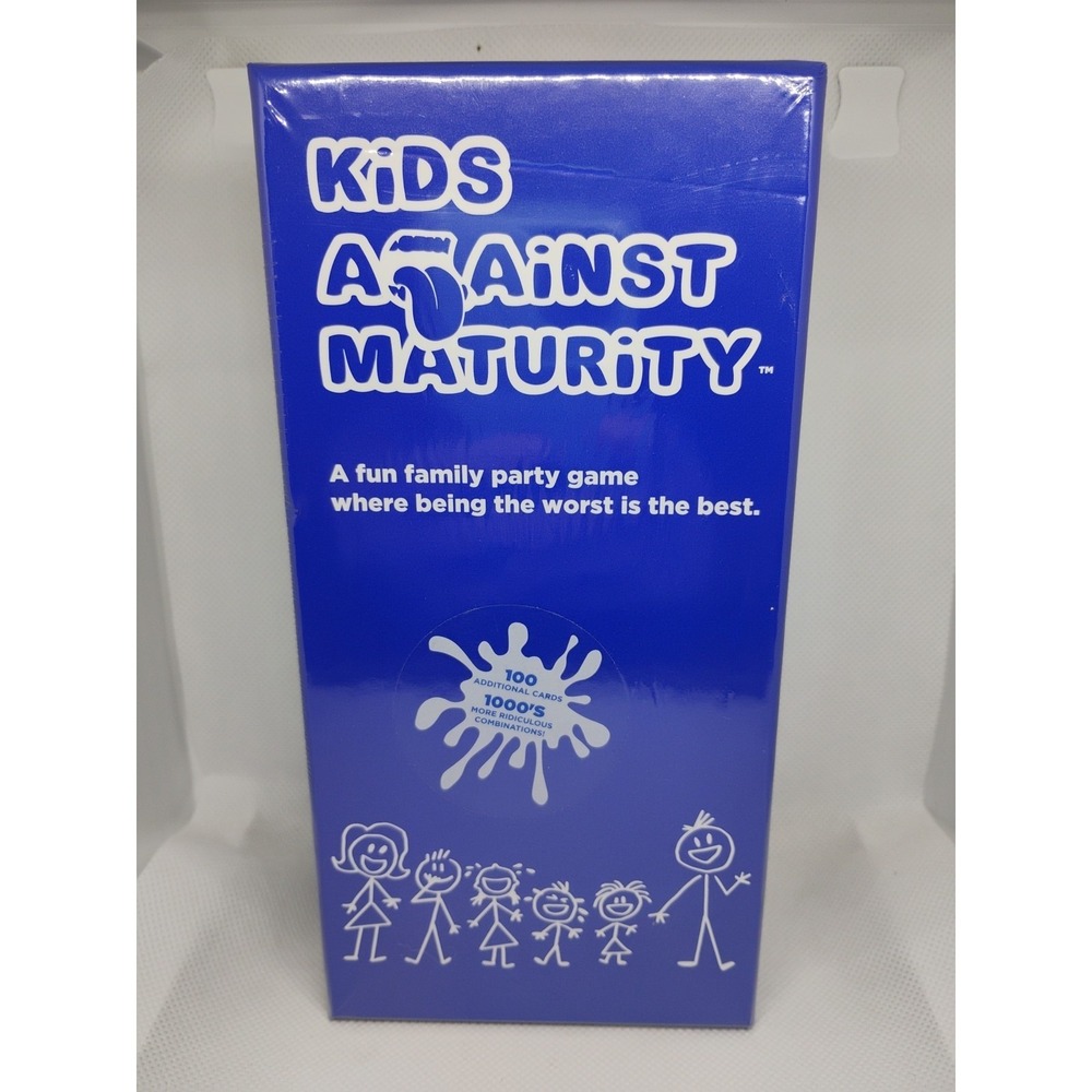 Kids Against Maturity Card Game New Factory Sealed Family 4+ Players Ages 10+